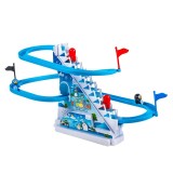 Circuit de schi pentru pinguini Jolly Pinguin, 4 pinguini, 3 ani+