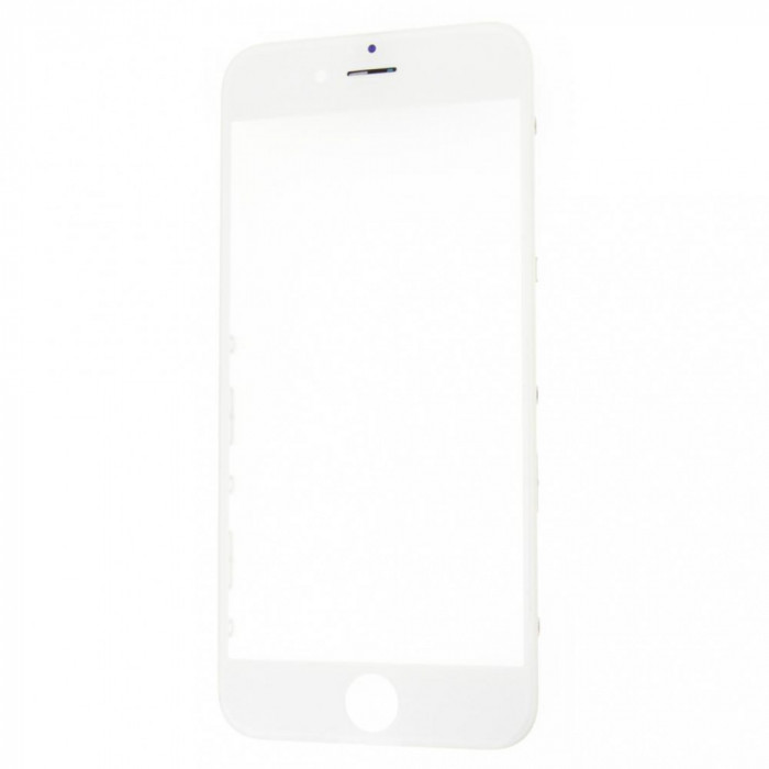 Geam Sticla + OCA iPhone 6s, Complet, Alb