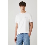 Medicine tricou din bumbac culoarea alb, cu imprimeu