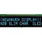 Afişaj OLED alfanumeric 20x2 albastru
