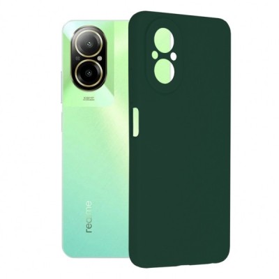 Husa pentru Realme C67 4G, Techsuit, Soft Edge, Verde foto