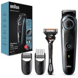 Aparat de tuns barba Braun BT3340, Acumulator, 39 setari lungime, Autonomie 80 min, Negru