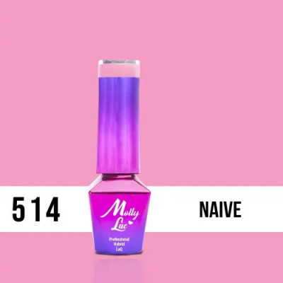 Lac gel MOLLY LAC UV/LED gel polish Miss Iconic - Naive 514, 5ml foto