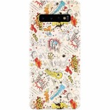 Husa silicon pentru Samsung Galaxy S10 Plus, Vintage Comic