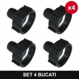 Set 4 bucati - Reductie bazin IBC 1000L S60X6X1" 1/4" iesire furtun Topautochei&amp;#174;