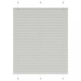 vidaXL Jaluzea plisată gri deschis 105x100 cm Lățime țesătură 104,4 cm