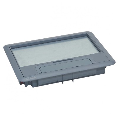 Capac si rama plastic pentru doza pardoseala standard 12 18M Legrand 088001 foto