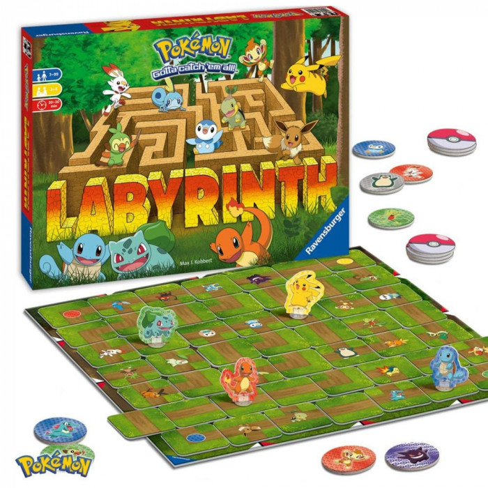 Labyrinth Pokemon, multilingv, 7+ ani &ndash; RAVENSBURGER