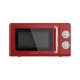 Cuptor cu microunde Cecotec Proclean 3010 Retro Red, 20 L, 700 W - RESIGILAT
