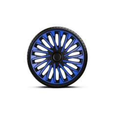 Set capace roti 16` albastru-negru cu inel negru soho 4buc