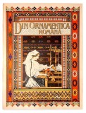 Din Ornamentica Romana, Dimitrie Comsa, Album mapa cu broderii, cusaturi, tesaturi romanesti traditionale, etnografie,portul popular national romanesc, 1976