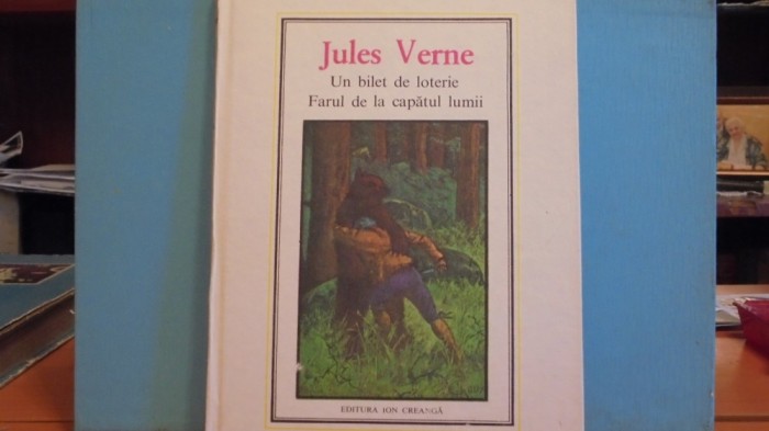 JULES VERNE - UN BILET DE LOTERIE &amp; FARUL DE LA CAPATUL LUMII- CARTONATA -