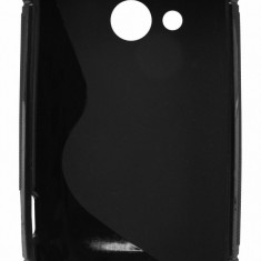 Husa silicon S-line neagra pentru HTC Desire 200
