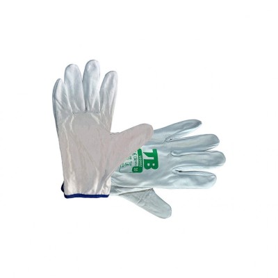 Manusi piele albe tb-044621 DSH 492761 foto