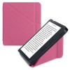 Husa Kobo Libra 2 Kwmobile Roz Piele Ecologica Flip Cover Smart Auto Sleep