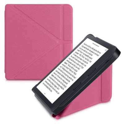 Husa pentru Kobo Libra 2, Kwmobile, Roz, Piele ecologica, 56576.77 foto