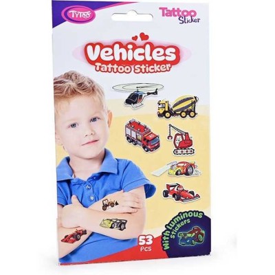 Set 53 tatuaje temporare tip autocolante Masini Tytoo KOPXX1800014 foto