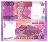 Indonezia 10 000 10000 Rupiah 2005 P-143a UNC