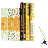Cumpara ieftin Kit 81 Betisoare Parfumate Palo Santo Mix, Cadou Suport Brocuta Testoasa - HEMkit11