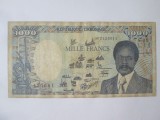 Rară! Gabon 1000 Franci/Francs 1987