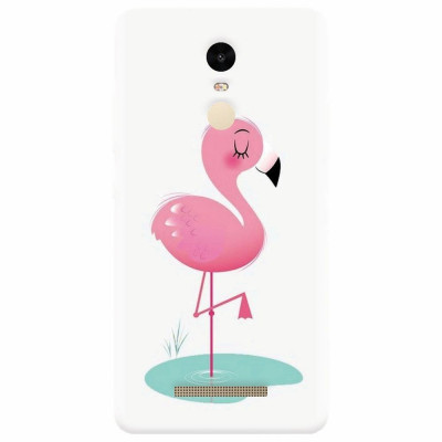 Husa silicon pentru Xiaomi Remdi Note 3, Flamingo Pink foto