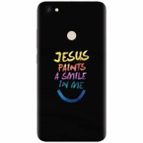 Husa silicon pentru Xiaomi Redmi Note 5A, Jesus Paints A Smile In Me