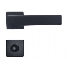 M&acirc;ner pentru uși de interior - M1002 - negru cu rozetă WC