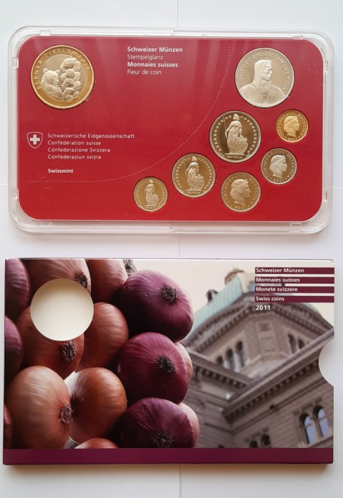 Set monede Elvetia, anul 2011 - FDC - A 3330