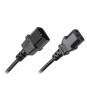 Cablu alimentare PC-Monitor 0.5m IEC-C13 - IEC-C14 Cabletech