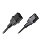 Cablu alimentare PC-Monitor 0.5m IEC-C13 - IEC-C14 Cabletech