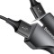 Incarcator Auto Baseus Small Rocket Dual USB Quick Charge, 3 A, Negru