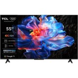 Televizor TCL LED 55P6K, 139 cm, Smart Google TV, 4K Ultra HD, Clasa E (Model 2025)