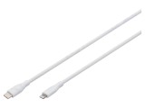 Cablu USB 2.0 DIGITUS Lightning - USB C, 2m, alb, nichelat