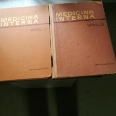 MEDICINA INTERNA VOL 1+2 MANUAL PENTRU INVATAMANTUL SUPERIOR A. MOGA ED M. 1963