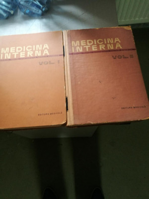 MEDICINA INTERNA VOL 1+2 MANUAL PENTRU INVATAMANTUL SUPERIOR A. MOGA ED M. 1963 foto