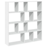 Cumpara ieftin Biblioteca, alb, 132x29x141,5 cm, lemn prelucrat
