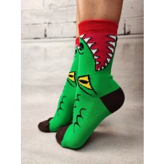STK440-100 Sosete medii din bumbac ultrasox model crocodil