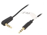 Cablu Jack 3,5mm 3pin 3m &icirc;n unghi, Goobay