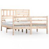 Cumpara ieftin Cadru de pat mic dublu, 120x190 cm, lemn masiv