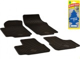 Set Covorase Auto Cauciuc Umbrella Pentru Volkswagen Up (2012-) Skoda Citigo (2012-) Seat Mii (2012-) + Odorizant Auto Bradut Wunder-Baum New Car