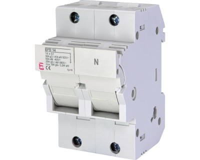 Separator cu fuzibil 1P+N 50A 14X51mm Eti 002560002 foto