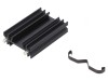 Radiator Extrudat Negru 50mm TO202/TO218/TO220/TOP3