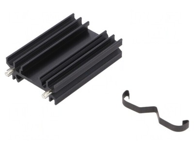 Radiator Extrudat Negru 50mm TO202/TO218/TO220/TOP3 foto