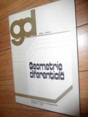 Geometrie Diferentiala - Dan I.papuc ,536397 foto