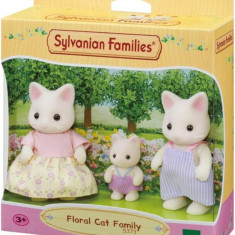Figurine Sylvanian Families - Familia Pisicutelor Floral