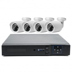 Aproape nou: Kit supraveghere video AHD PNI House PTZ1210 Full HD - NVR si 4 camere foto