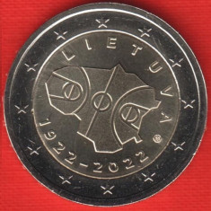 LITUANIA 2 euro comemorativa 2022_baschet, UNC