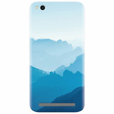 Husa silicon pentru Xiaomi Redmi 4A, Blue Mountain Crests foto