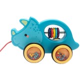 Jucarie de tras interactiva, Triceratops