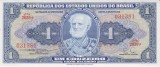 Bancnota Brazilia 1 Cruzeiro (1954-58) - P150b UNC ( vezi desccriere )